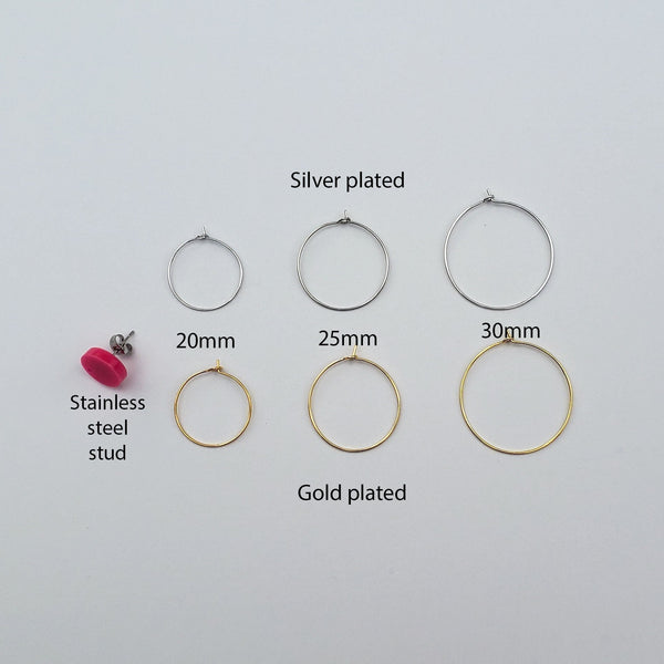 Magical Uterus Earrings - Rose Gold & Red Mirror