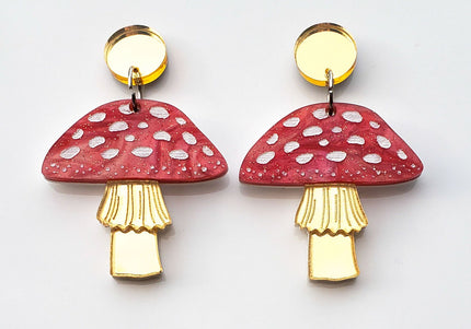 Toadstool Earrings