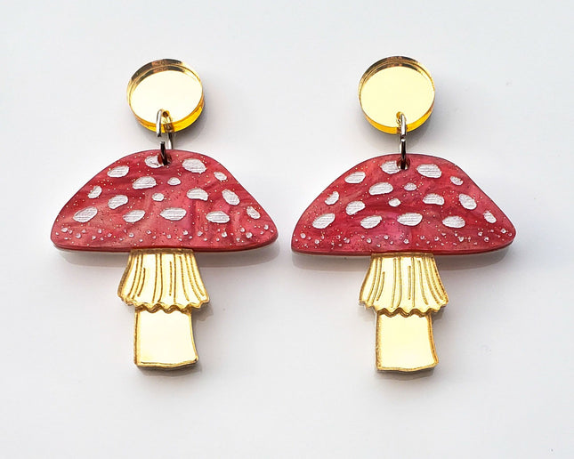 Toadstool Earrings