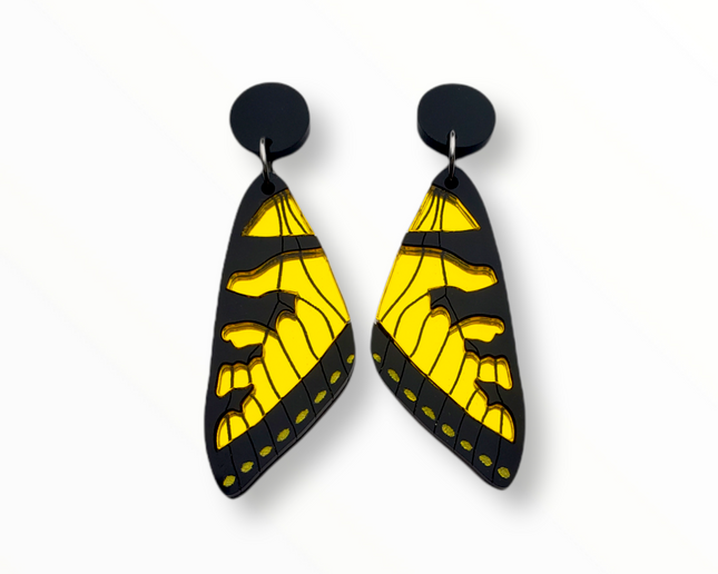 Eastern Tiger Swallowtail Wing Earrings
