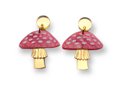 Toadstool Earrings