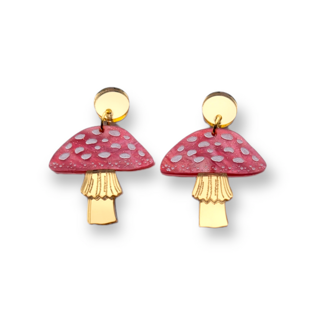 Toadstool Earrings