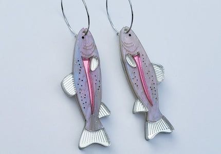 Rainbow Trout Earrings