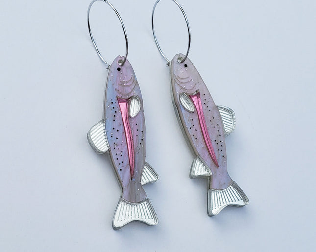 Rainbow Trout Earrings